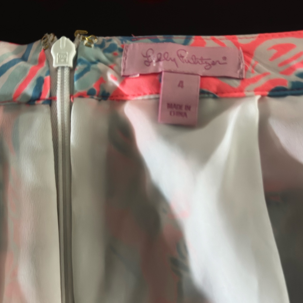Lilly Pulitzer Rare Selina Set in PINK SUNSET SUMMER SIREN. Size 4. - Picture 7 of 12